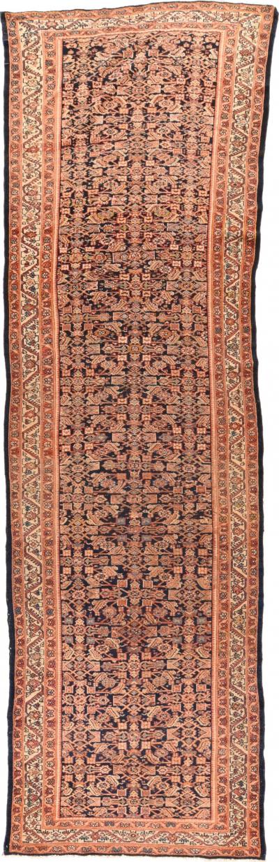 Antique Sultanabad Rug 4 1 x 13 2 