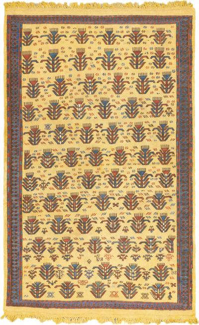 Antique Sumak Rug 3 4 x 5 4 
