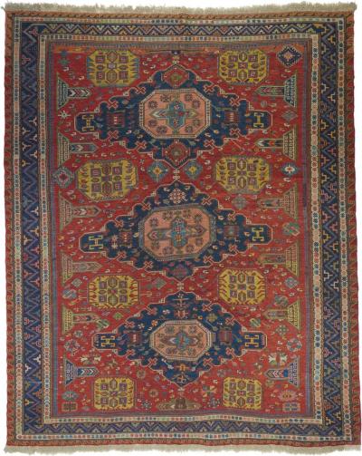Antique Sumak Rug 7 9 x 9 4 