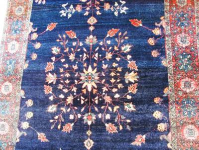 Antique Super Fine Feraghan Sarouk Rug 31 x 48