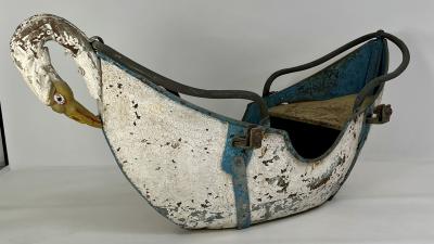 Antique Swan swing set 