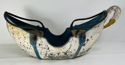 Antique Swan swing set 