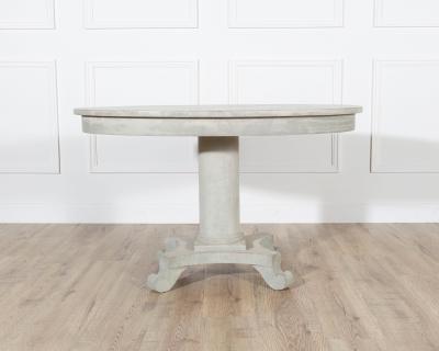 Antique Swedish Oval Painted Center Table circa 1900 1910