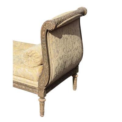 Antique Swedish R camier Style Chaise Daybed Sofa