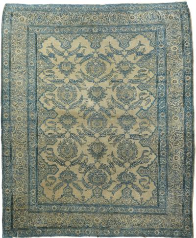 Antique Tabriz Rug 5 1 x 6 2 