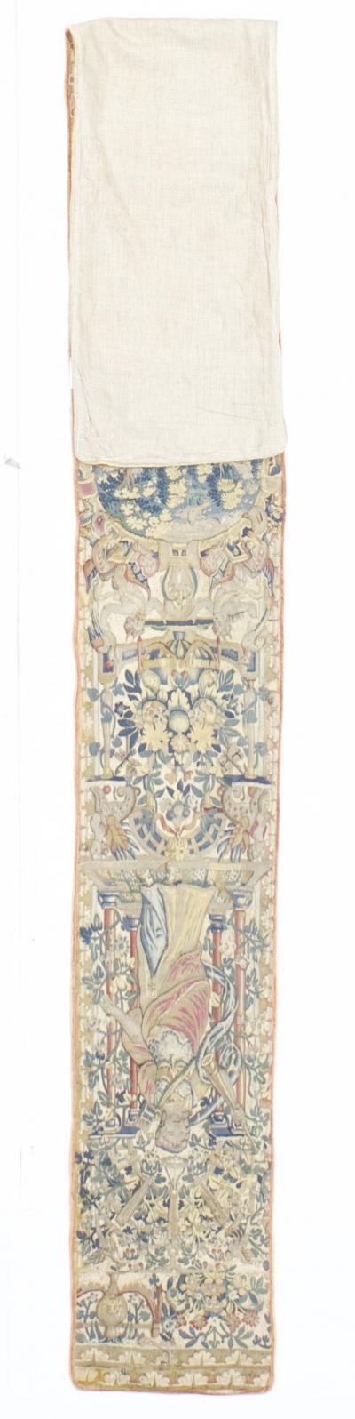 Antique Tapestry Panel one of pair 1 2 x 10 9 