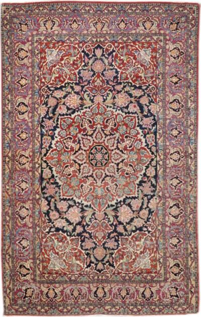 Antique Tehran Rug 4 5 x 7 4 