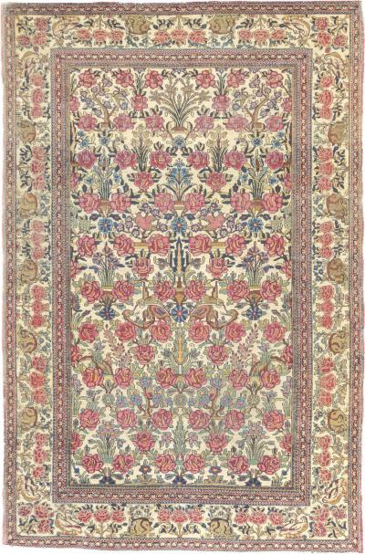 Antique Tehran Rug 47 x 611