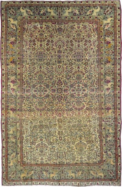 Antique Tehran Rug 6 6 x 10 0 