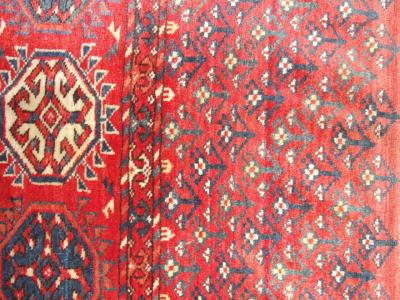 Antique Tekke Main Carpet Turkoman 67 x 96 c 1880s