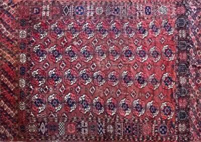 Antique Tekke Turkoman Carpet AS IS