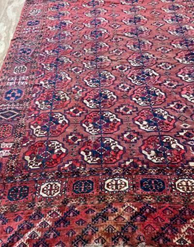 Antique Tekke Turkoman Carpet AS IS