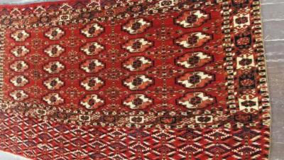 Antique Tekke Turkomen Rug circa 1900s Very Fine