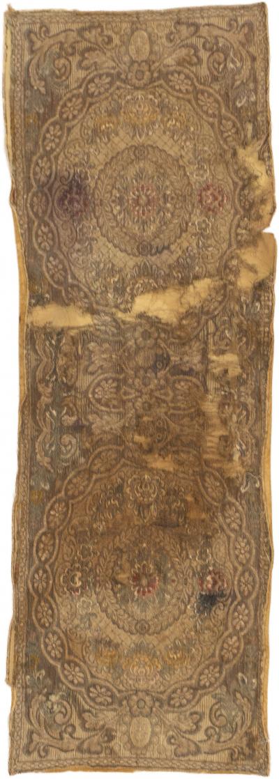 Antique Textile Rug 1 4 x 3 11 