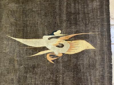 Antique Tibetan Curtain Panel Wall Hanging Tapestry