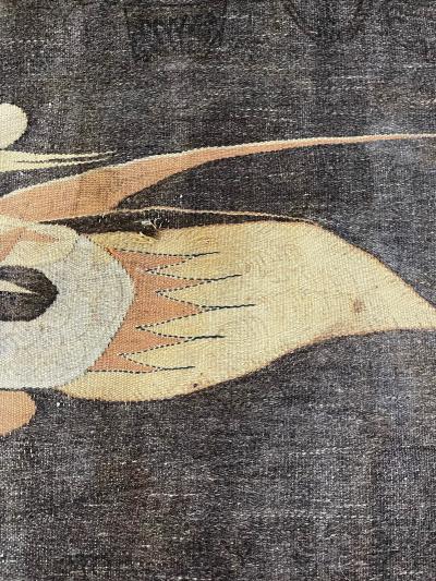 Antique Tibetan Curtain Panel Wall Hanging Tapestry