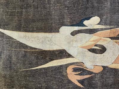 Antique Tibetan Curtain Panel Wall Hanging Tapestry