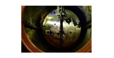 Antique Tiffany Co Bronze Mounted Slate Mantel Clock