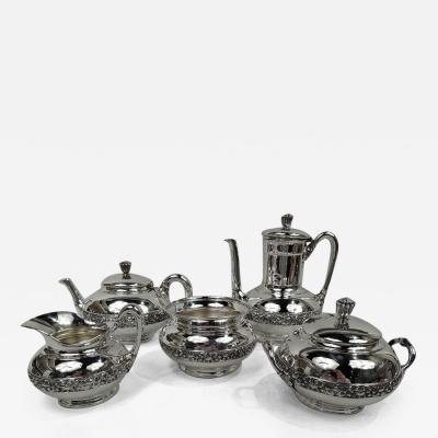 Antique Tiffany Victorian Classical Coffee Tea Set