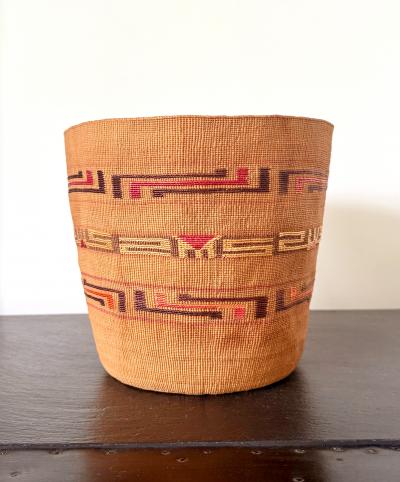 Antique Tlingit Woven Berry Basket Native Americana