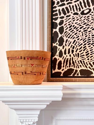 Antique Tlingit Woven Berry Basket Native Americana