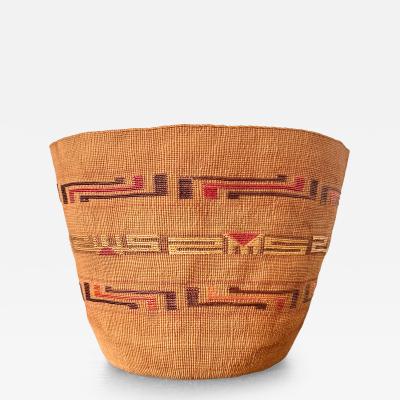 Antique Tlingit Woven Berry Basket Native Americana