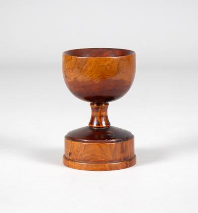 Antique Treen Olive Wood Cup