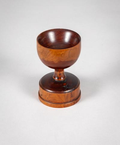 Antique Treen Olive Wood Cup