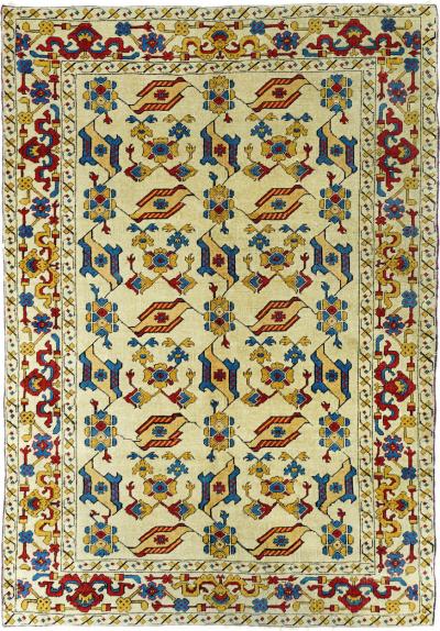 Antique Tuduk Rug 4 1 x 6 2 