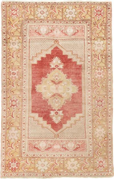 Antique Turkish Anatolian Rug 34 x 53