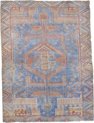 Antique Turkish Bergamo Rug 5 0 x 6 8 