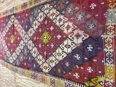 Antique Turkish Caucasian Kilim 52 x 15