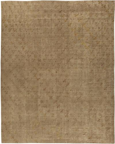 Antique Turkish Ghiordes Rug Size Adjusted 