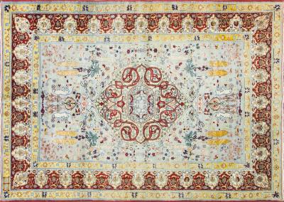 Antique Turkish Hereke Carpet 66 x 95 AS IS