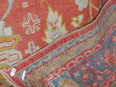 Antique Turkish Oushak Carpet 10 x 14