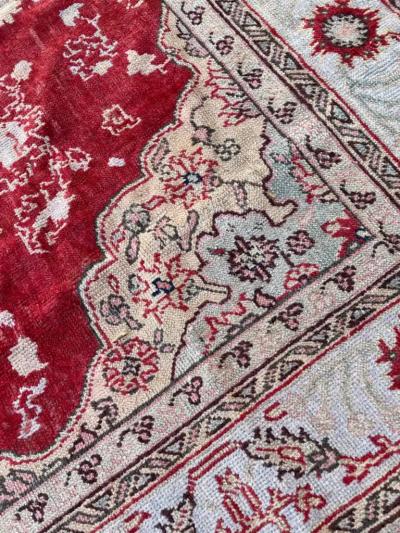 Antique Turkish Oushak Carpet 110 x 150 