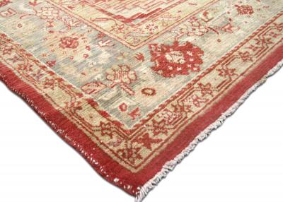 Antique Turkish Oushak Rug 104 x 124 
