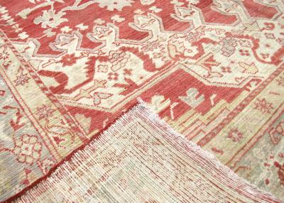 Antique Turkish Oushak Rug 104 x 124 