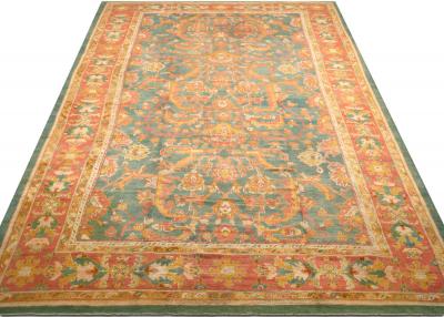 Antique Turkish Oushak Rug 122 x 222 