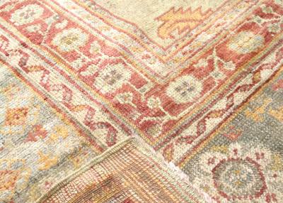 Antique Turkish Oushak Rug 13 x 142 