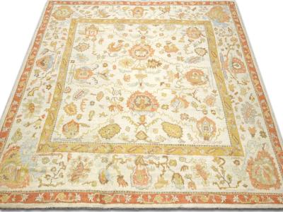 Antique Turkish Oushak Rug 13 x 143 