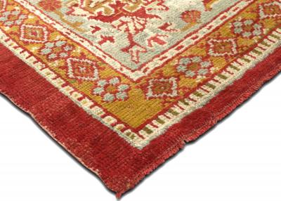 Antique Turkish Oushak Rug 134 x 15
