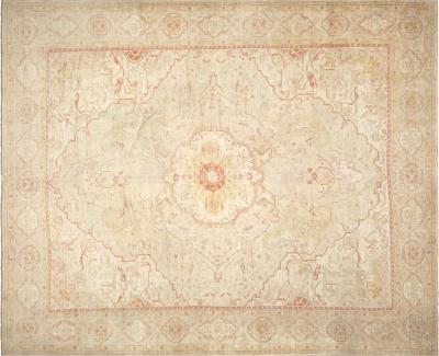 Antique Turkish Oushak Rug 148 x 180 