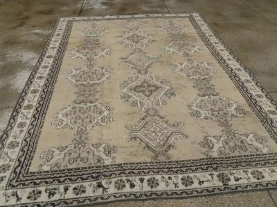Antique Turkish Oushak Rug