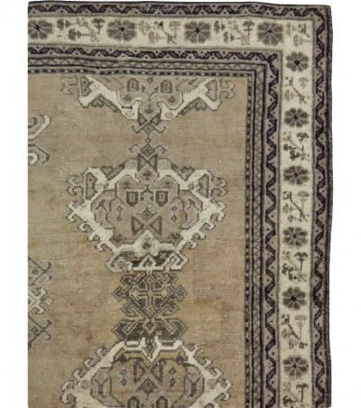 Antique Turkish Oushak Rug