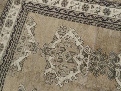 Antique Turkish Oushak Rug