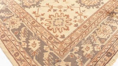 Antique Turkish Oushak Rug