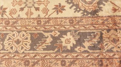 Antique Turkish Oushak Rug