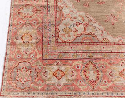 Antique Turkish Oushak Rug