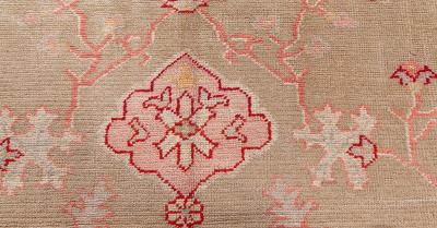 Antique Turkish Oushak Rug